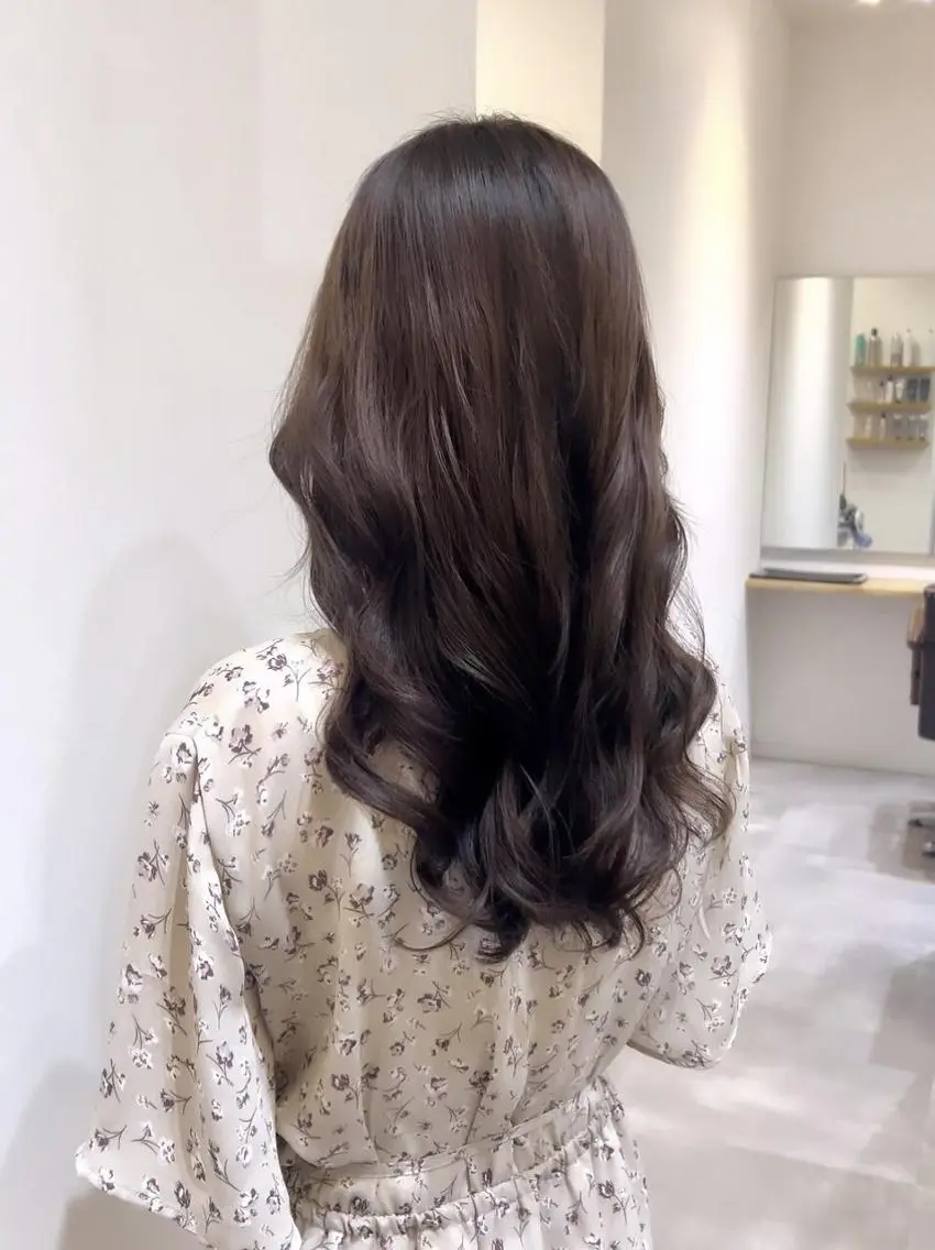 セミロング カラー ベージュカラー ブリーチ ブラウンカラー ケアブリーチ 透明感カラー カット ヘアカラー トリートメント 🌜ROW町田 🌛 公式のヘアスタイル