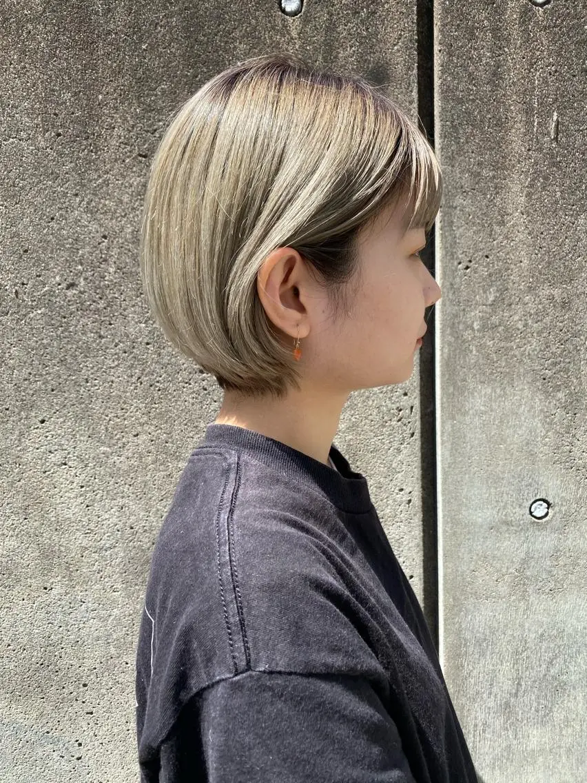 ショート カラー ヘアカラー Pia ツボイ ケイタのヘアスタイル