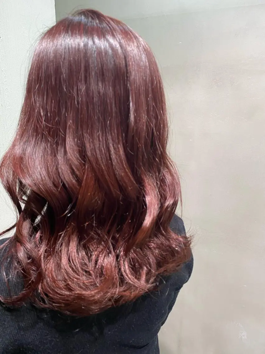カラー ヘアアレンジ レッドカラー ひきたみさと 大阪福島/スパニストのエステ・リラクイメージ