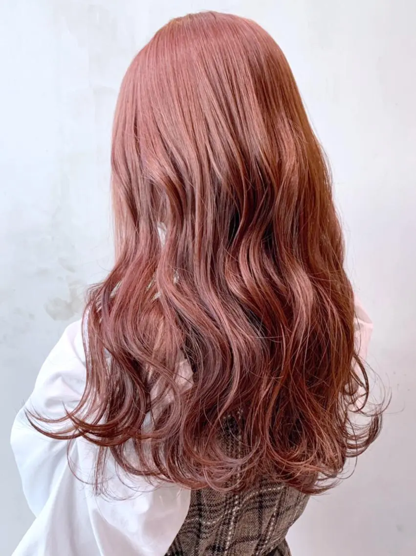 セミロング カラー パーマ ヘアアレンジ ブラウンカラー ITbyALBUM 八王子店のヘアスタイル