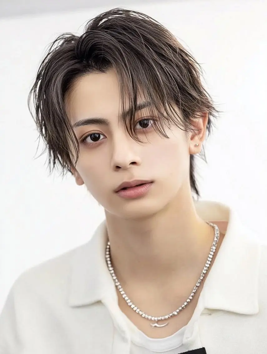 メンズ カット パーマ 祖慶 歩のヘアスタイル