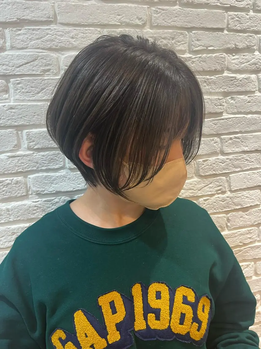 ショート カラー ショートボブ 丸みショート ボブ くびれヘア ショートヘア カット ヘアカラー 襟足でお悩みの方✂︎ くびれ職人ハシモトのヘアスタイル