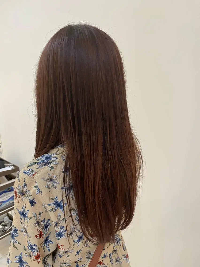ロング 髪質改善/レイヤー ハッシュカットひなたのヘアスタイル