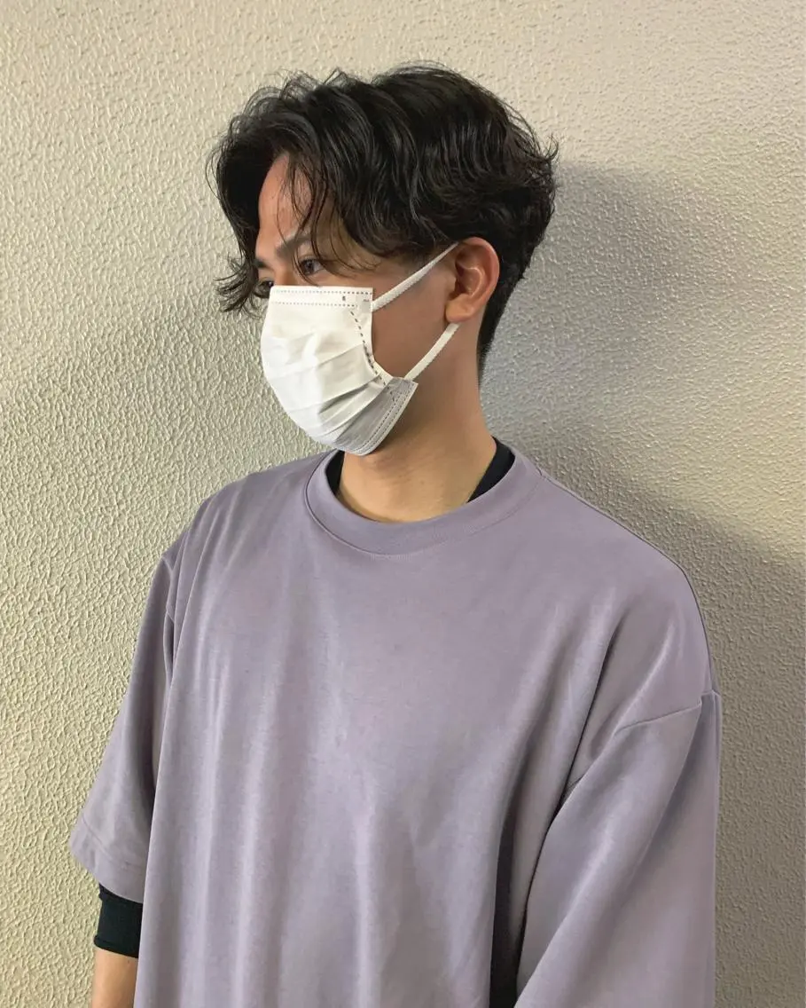 パーマ メンズ ヤマグチ リョウのヘアスタイル