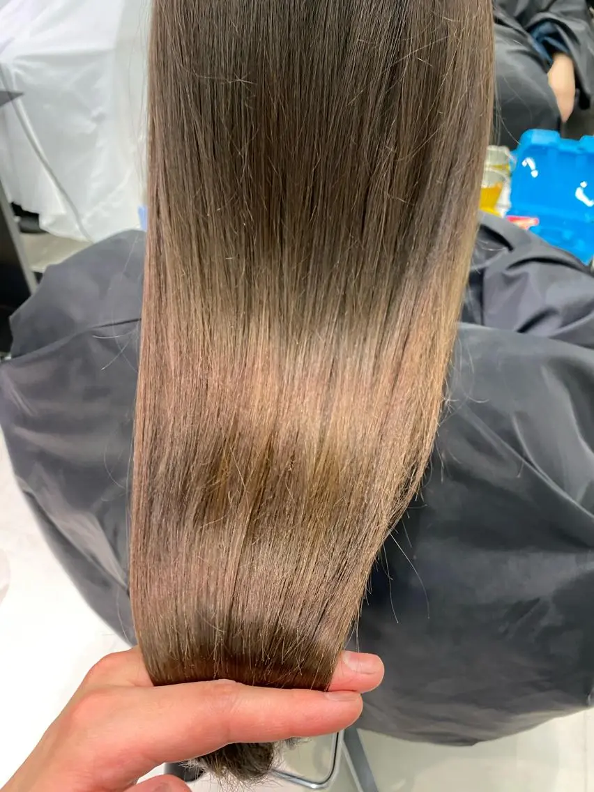 ロング カラー ブリーチ トリートメント ヘアカラー トリートメント 似合わせ専門美容師 なかじまのヘアスタイル