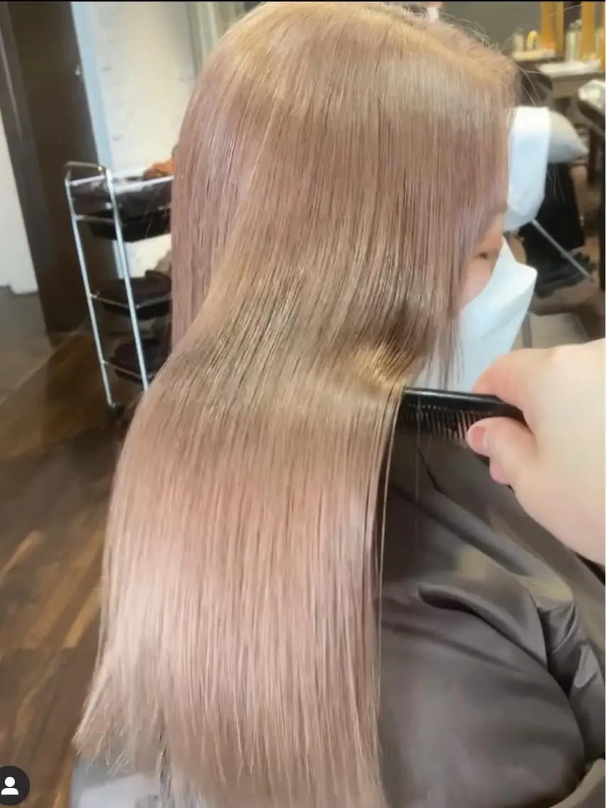 ロング カラー ベージュカラー ブリーチ ダブルカラー ハイトーンカラー イルミナカラー 🧡色落ちまで2度 楽しめる🧡ヨシキのヘアスタイル