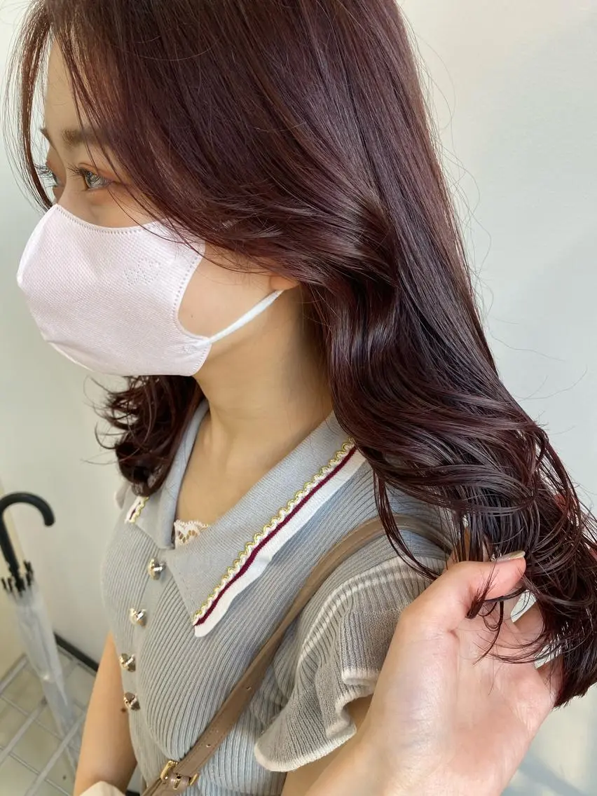 ロング カラー ヒラノホナミ 🫧透ける艶髪🫧のヘアスタイル