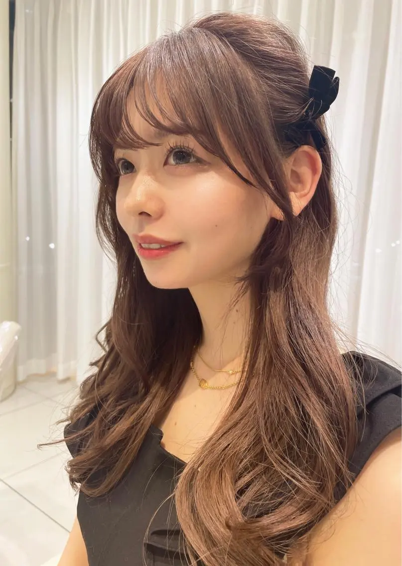 ロング ヘアカラー トリートメント ♡大人カワイイ hair♡徳井はやとのヘアスタイル