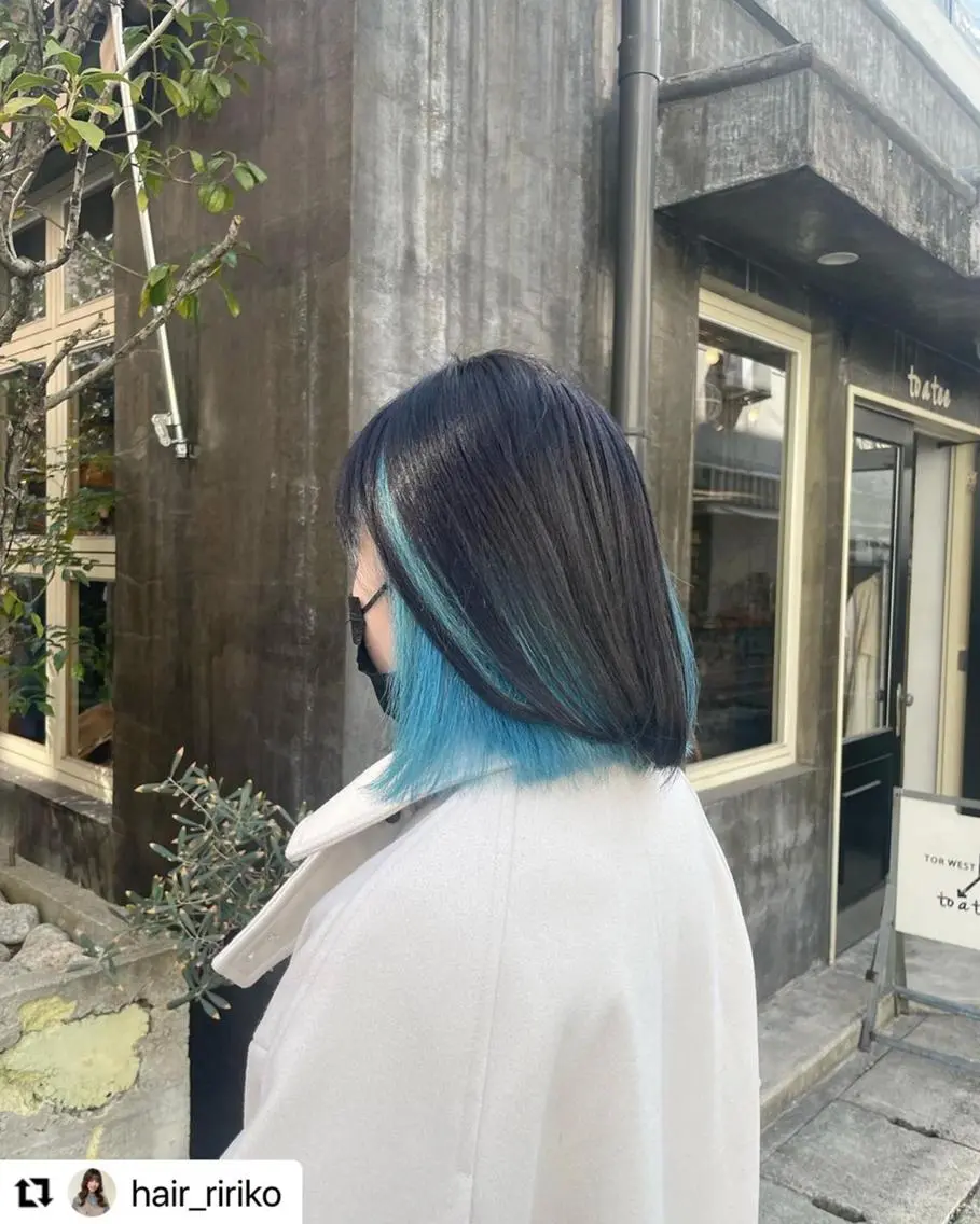 ミディアム カラー メンズ メンズブリーチ メンズハイトーン メンズインナーカラー アッシュ 黒髪 🩷Eny terrace🩷のヘアスタイル