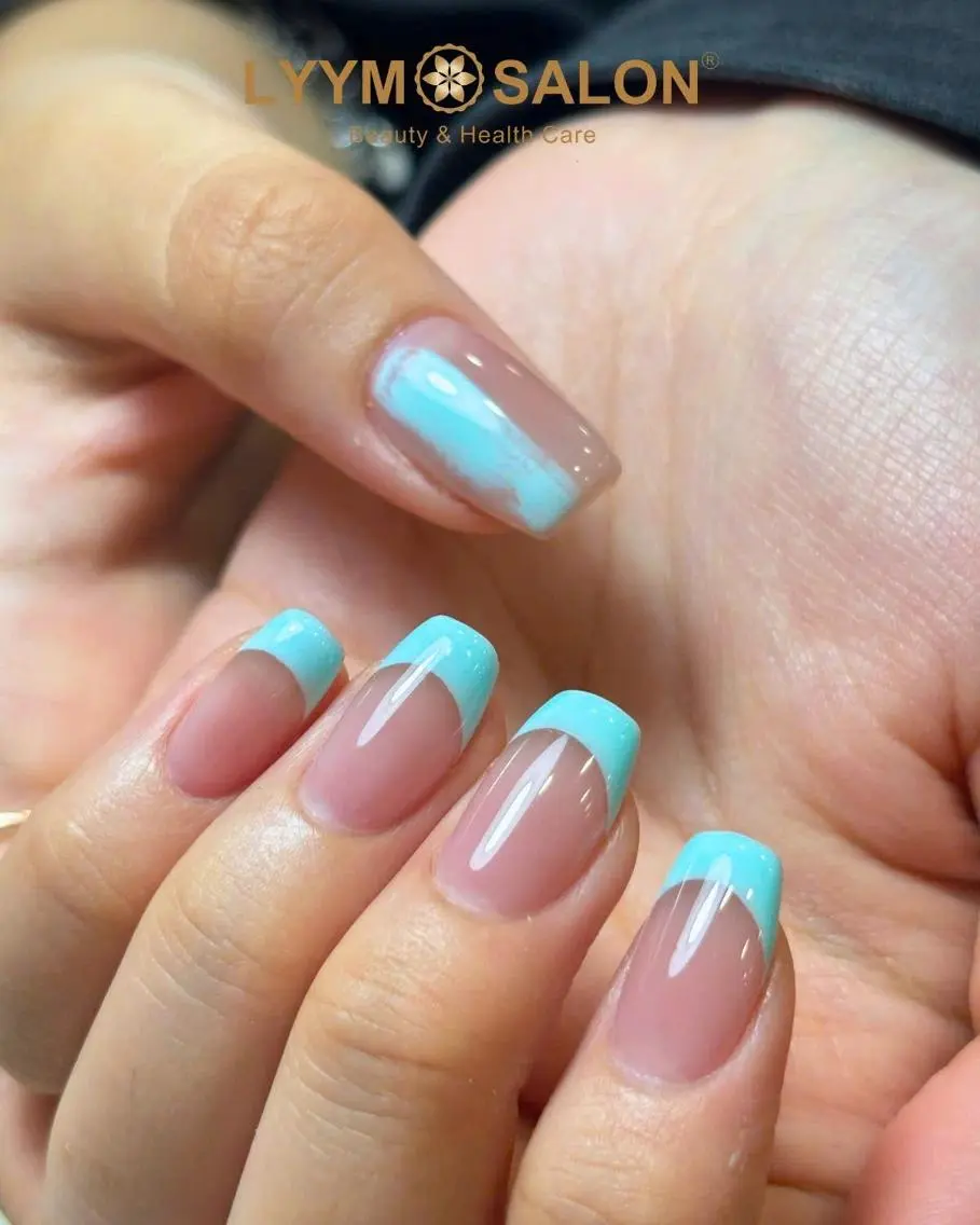ネイル クリアネイル ジェルネイル 韓国ネイル ロングネイル ワンホンネイル ハンドネイル LYYM Salonのネイルデザイン