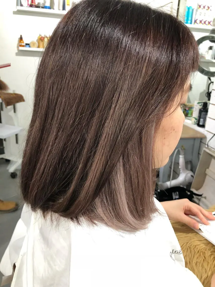 ショート カラー ヘアアレンジ ハイライトカラー エクステ ハイライト エクステ 🦋美髪／エクステ 🦋アベイクミのヘアスタイル