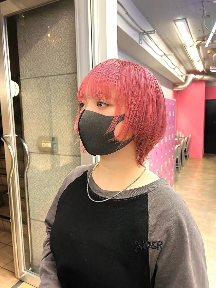 ショート カラー ヘアアレンジ カット ヘアカラー トリートメント ヘアセット 🐺ウルフの神🐺 /カラー/けいすけのヘアスタイル