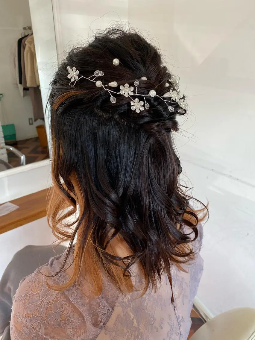 ヘアアレンジ ヘアセット Kazaoka Saraのヘアスタイル