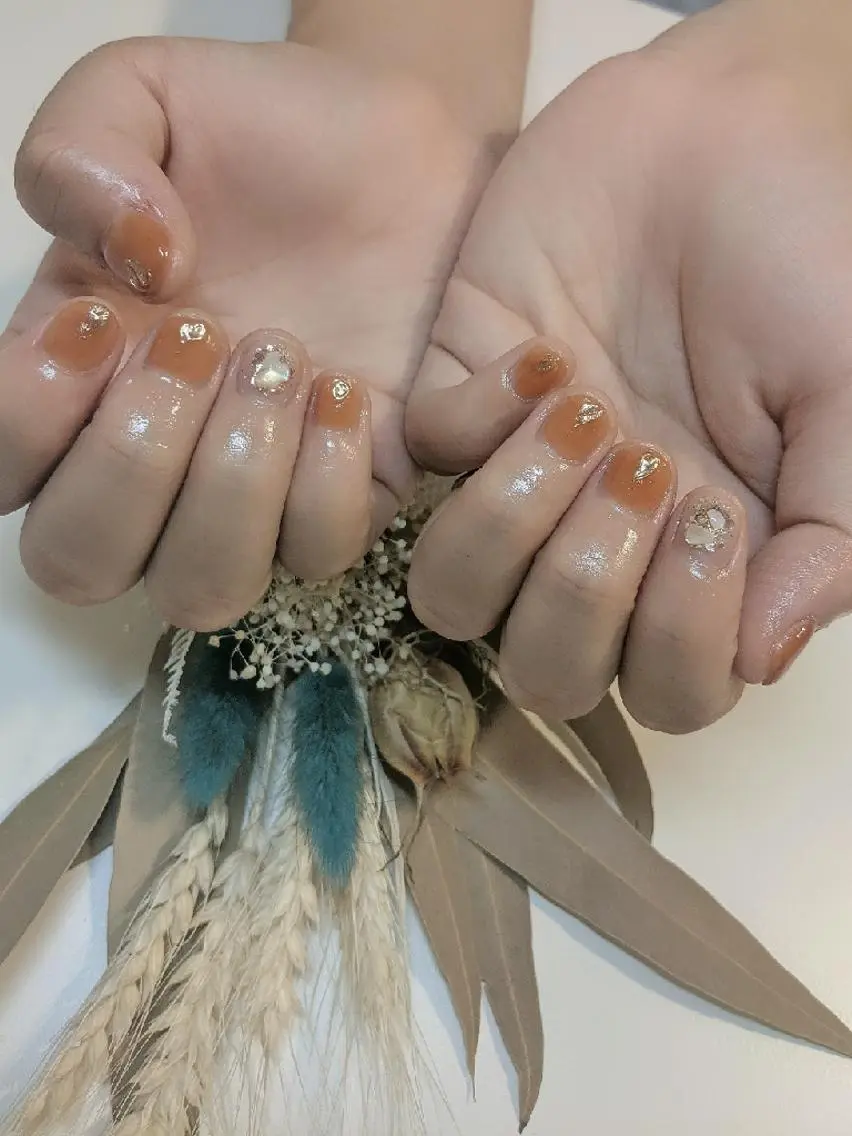 ネイル ショートネイル シンプルネイル ハンドネイル Nailsalon Arumのネイルデザイン