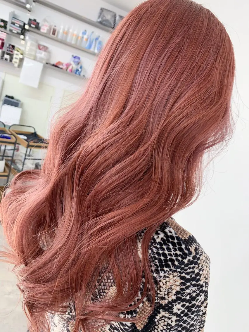 ロング ヘアカラー トリートメント 🥇近藤 恭輔🥇 Recharme新保のヘアスタイル