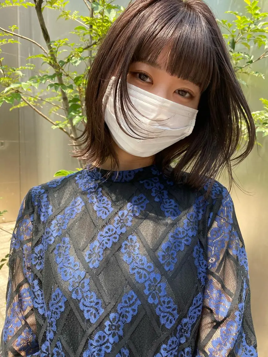 ミディアム カラー パーマ ヘアアレンジ メンズ キッズ ネイル マツエク・マツパ 🫧umu.🫧韓国 /レイヤー/ハッシュのヘアスタイル