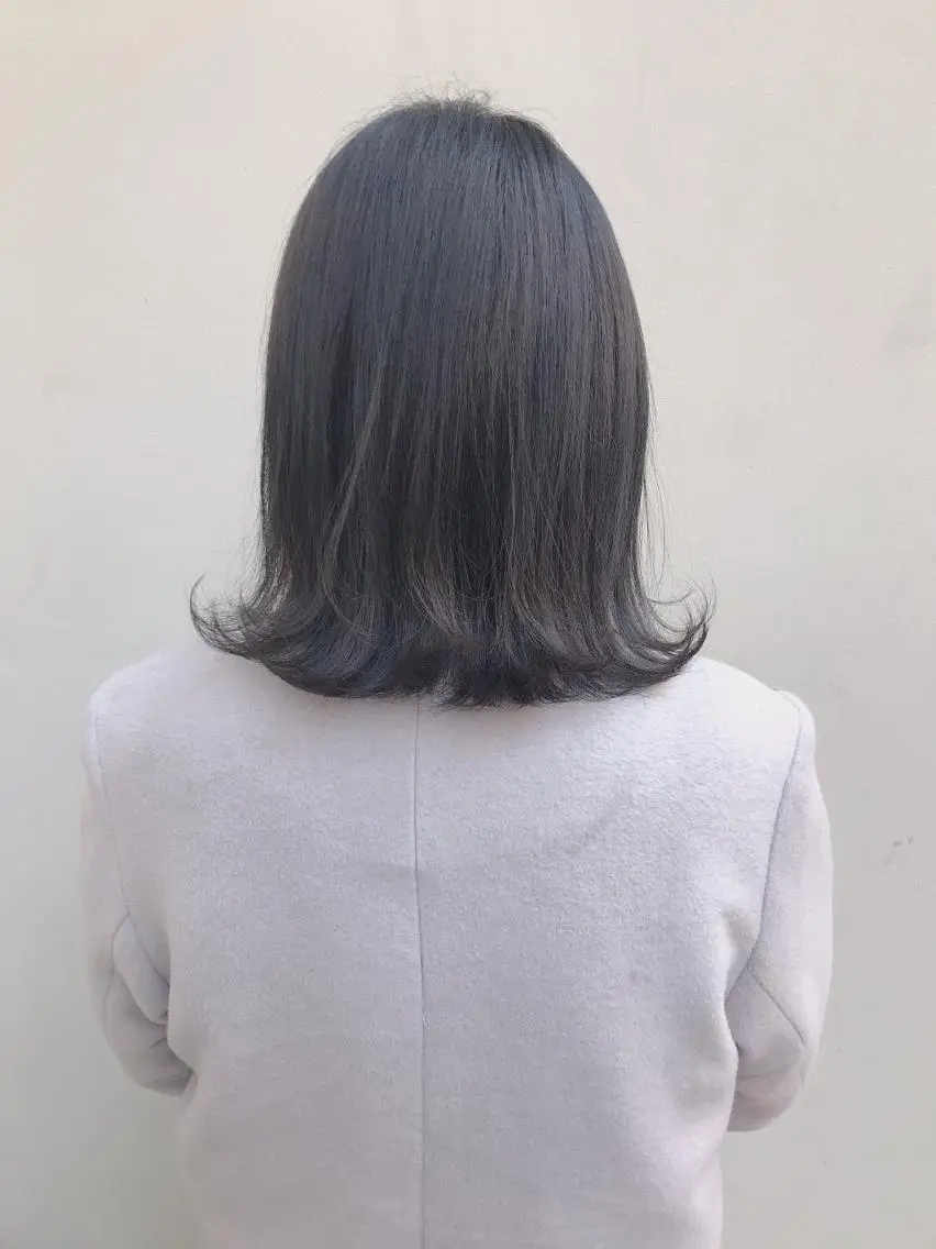 ミディアム カット ヘアカラー トリートメント 高橋 一矢のヘアスタイル