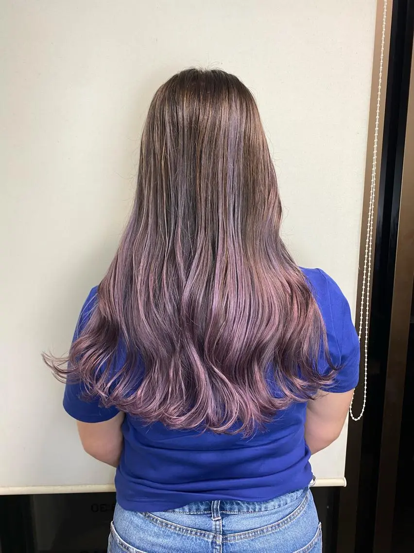 ミディアム カラー ヘアカラー トリートメント ブリーチカラー🫧 森　凪沙のヘアスタイル