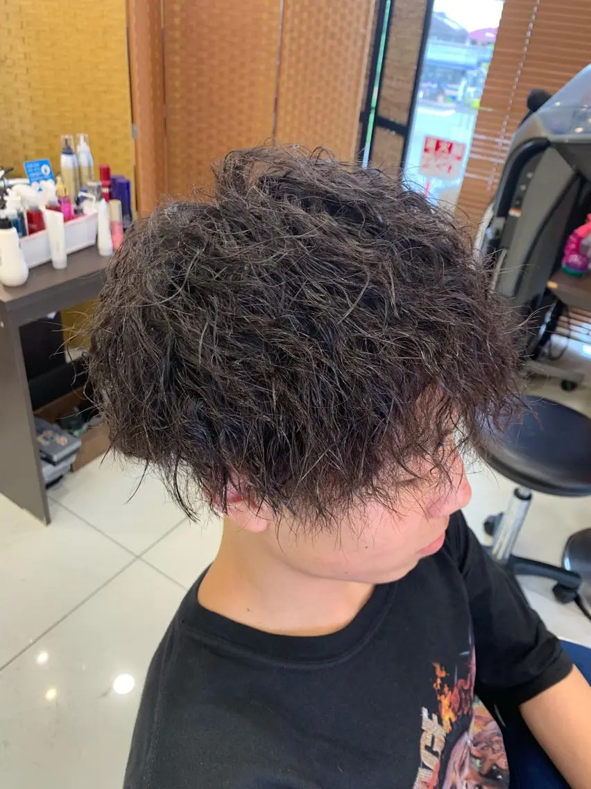 パーマ メンズ HAREru. モデル募集【戸塚】のヘアスタイル
