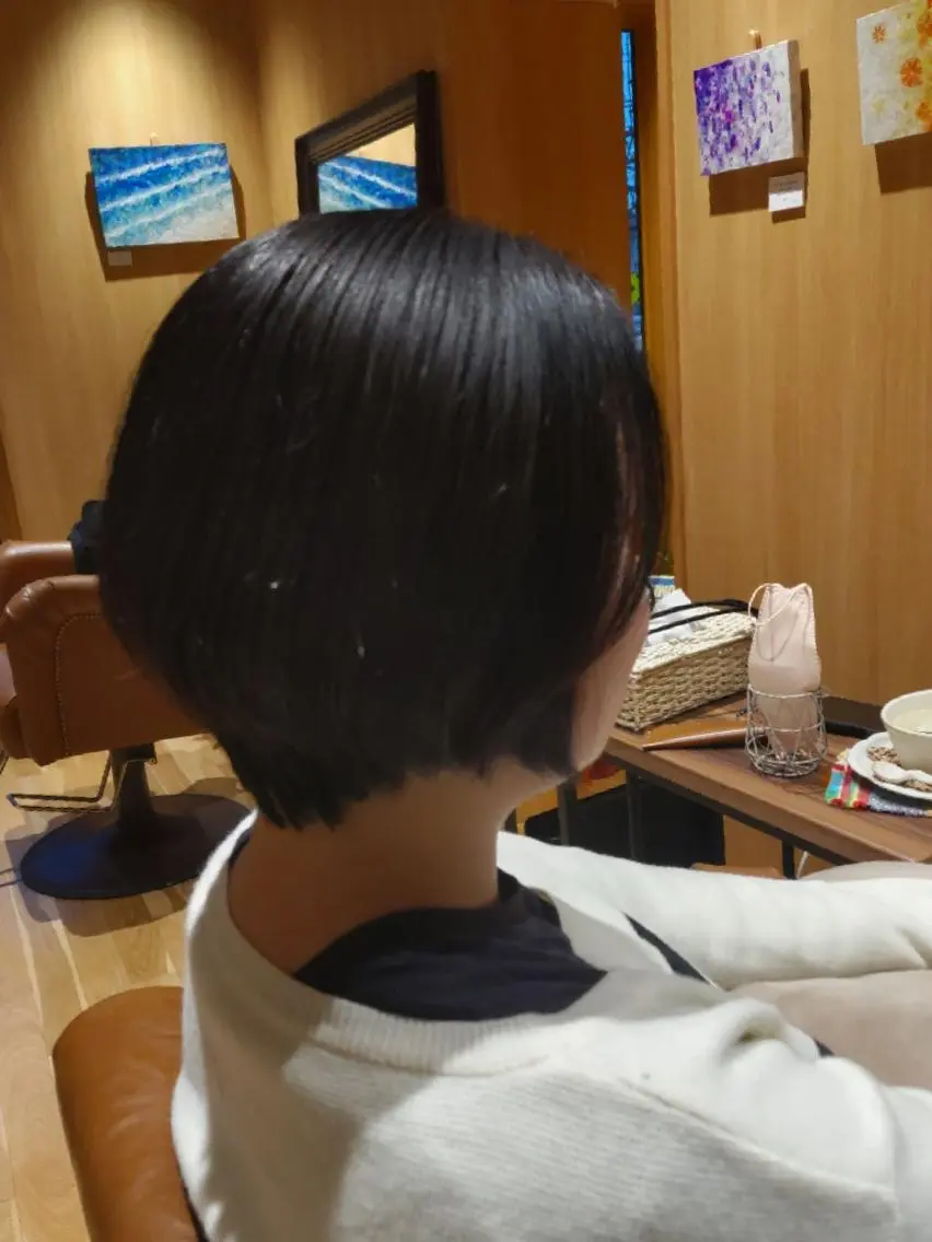 ショート ショートボブ ボブ ショートヘア Uketoru 横田健のヘアスタイル