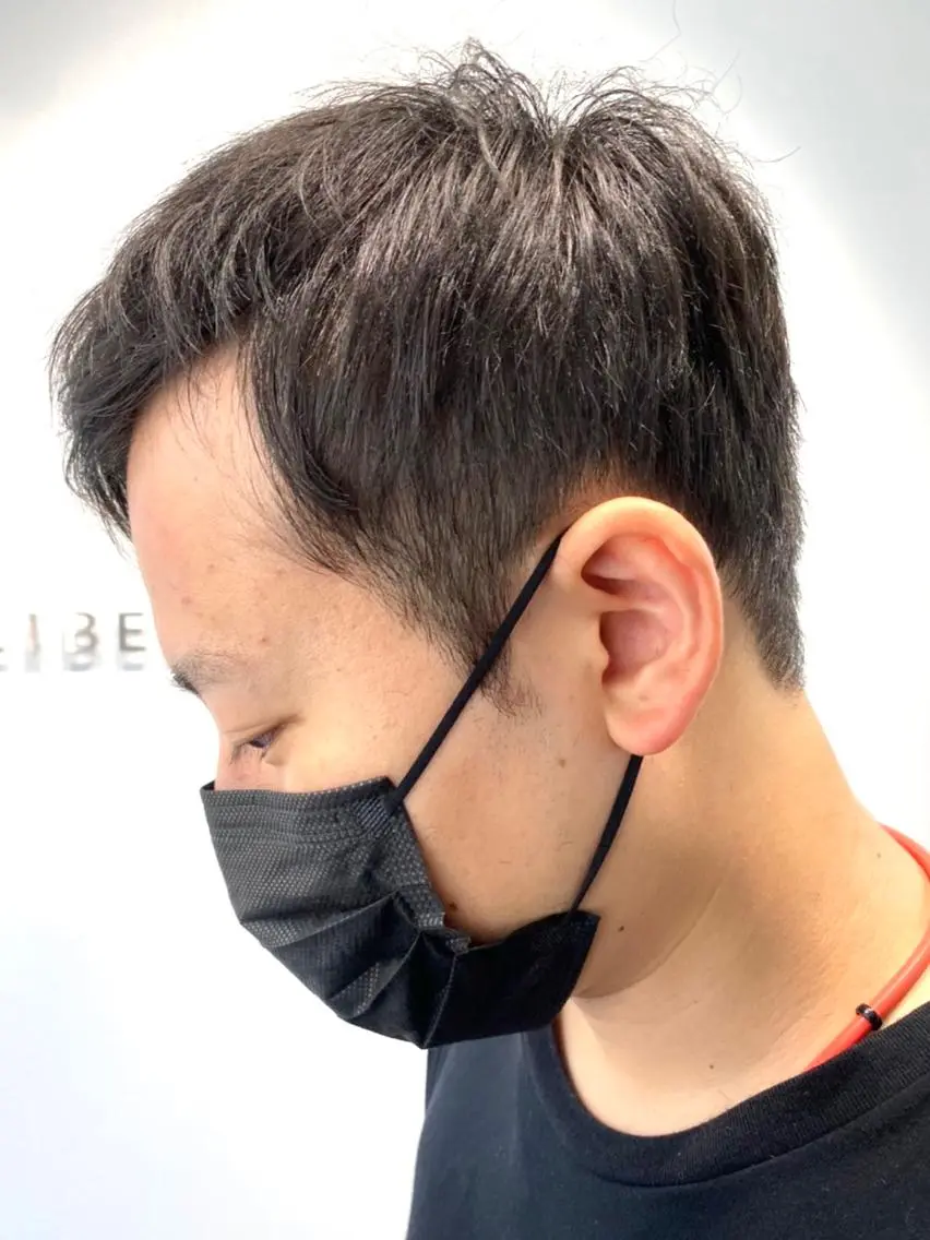 ショート メンズ フェードカット マンバンヘア モヒカン マッシュ メンズショート カット HANA ハナのヘアスタイル