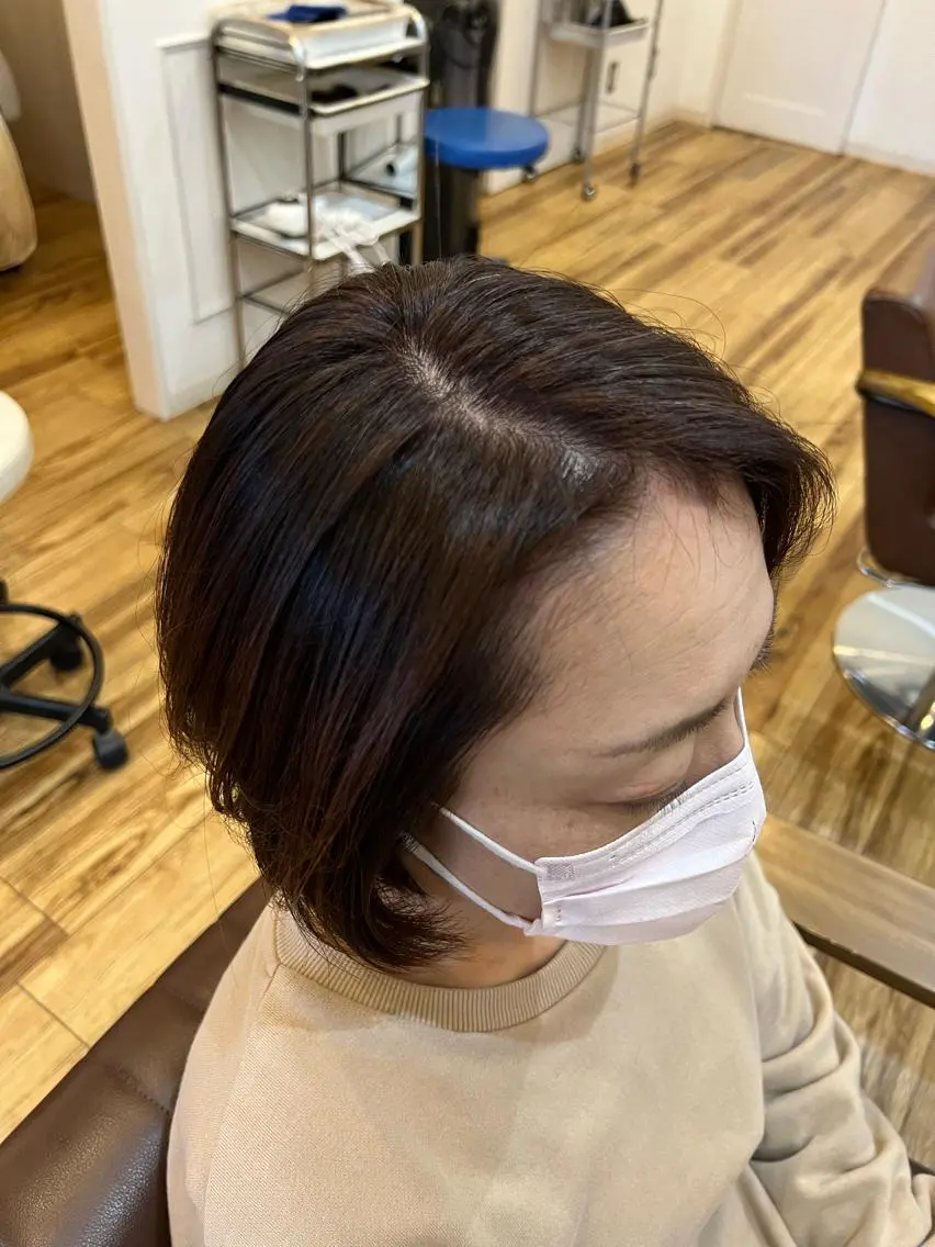 ショート カラー ブラウンカラー カット ヘアカラー 🐰ハイトーンカラー 畠山　渡🐰のヘアスタイル
