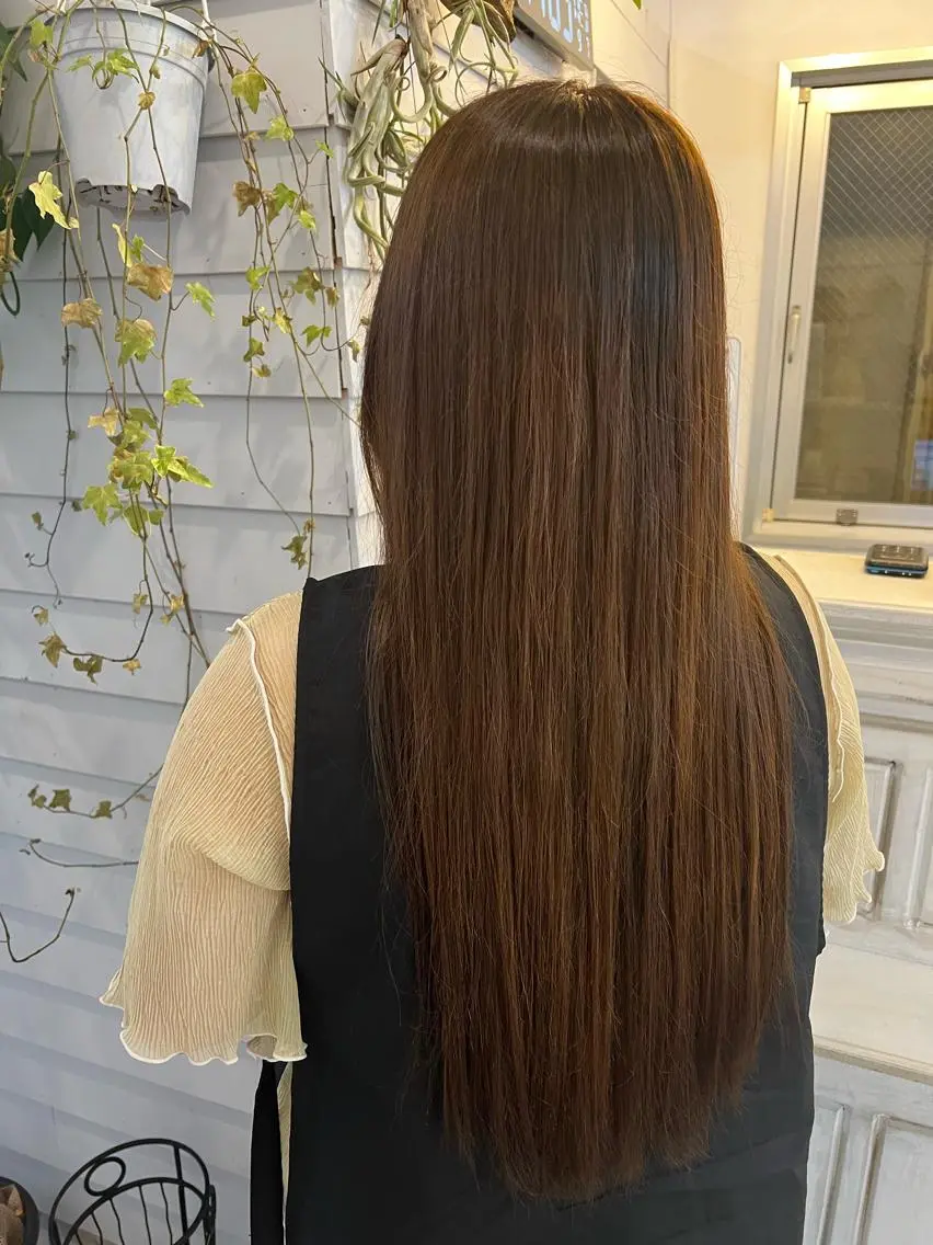 ロング カラー GiseL 博多 ほのかのヘアスタイル