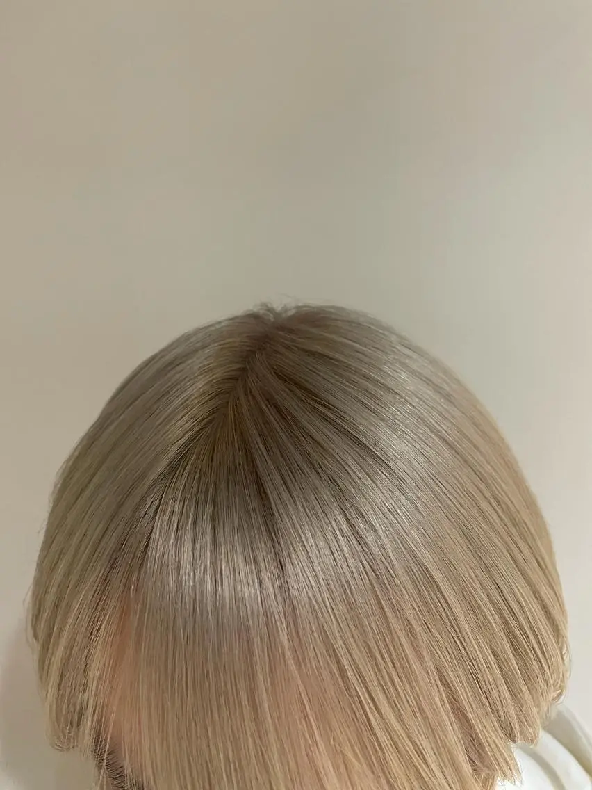 ショート カラー ブロンド ブリーチ👩‍🦳/ ‪✂︎MANAMIのヘアスタイル