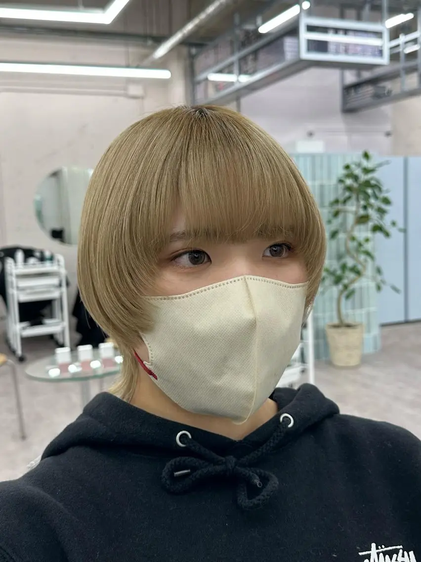 ショート 顔周りカット arte pelo 辻のヘアスタイル