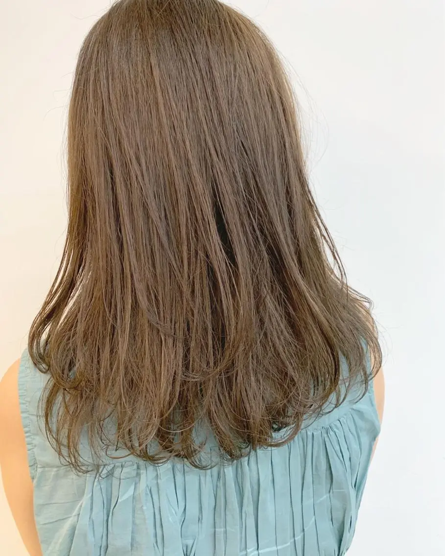 ミディアム 透明感カラー✂︎ YUKAのヘアスタイル