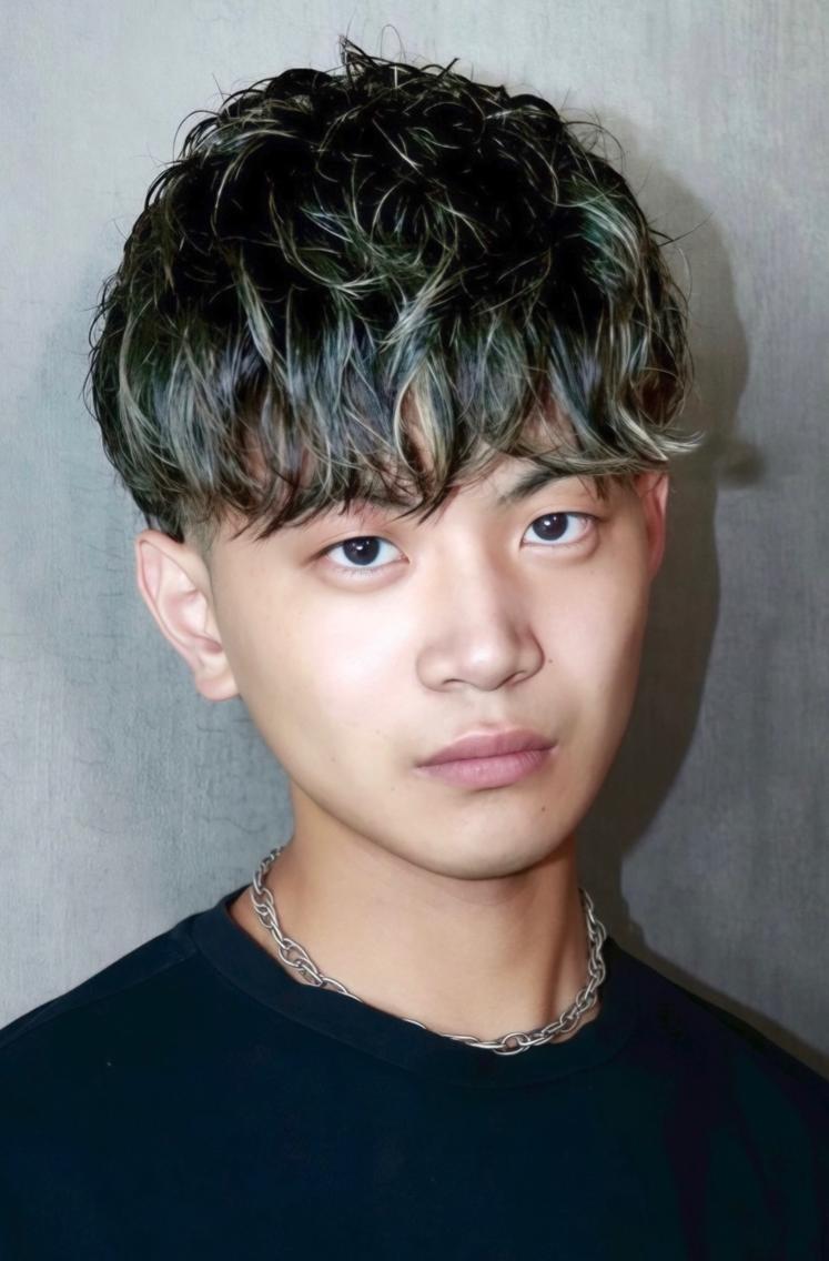 カラー パーマ カット ヘアカラー パーマ 村井隆仁|名駅|亀島 海外風×上品垢抜けのヘアスタイル