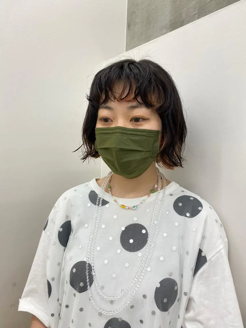 ショート パーマ カット パーマ 韓国好き🇰🇷 美容師MIKUのヘアスタイル