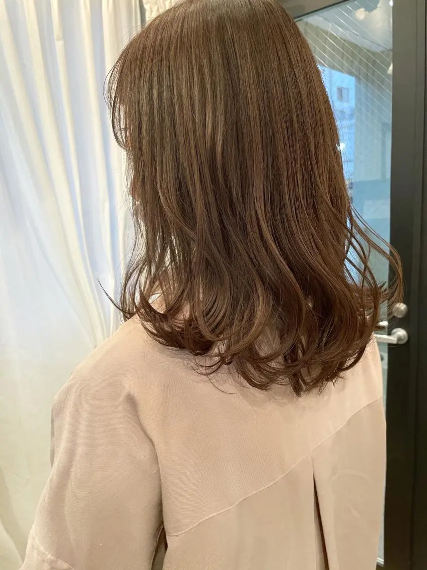 セミロング カラー カット ヘアカラー トリートメント HIROKI ”博多 /ボブのヘアスタイル