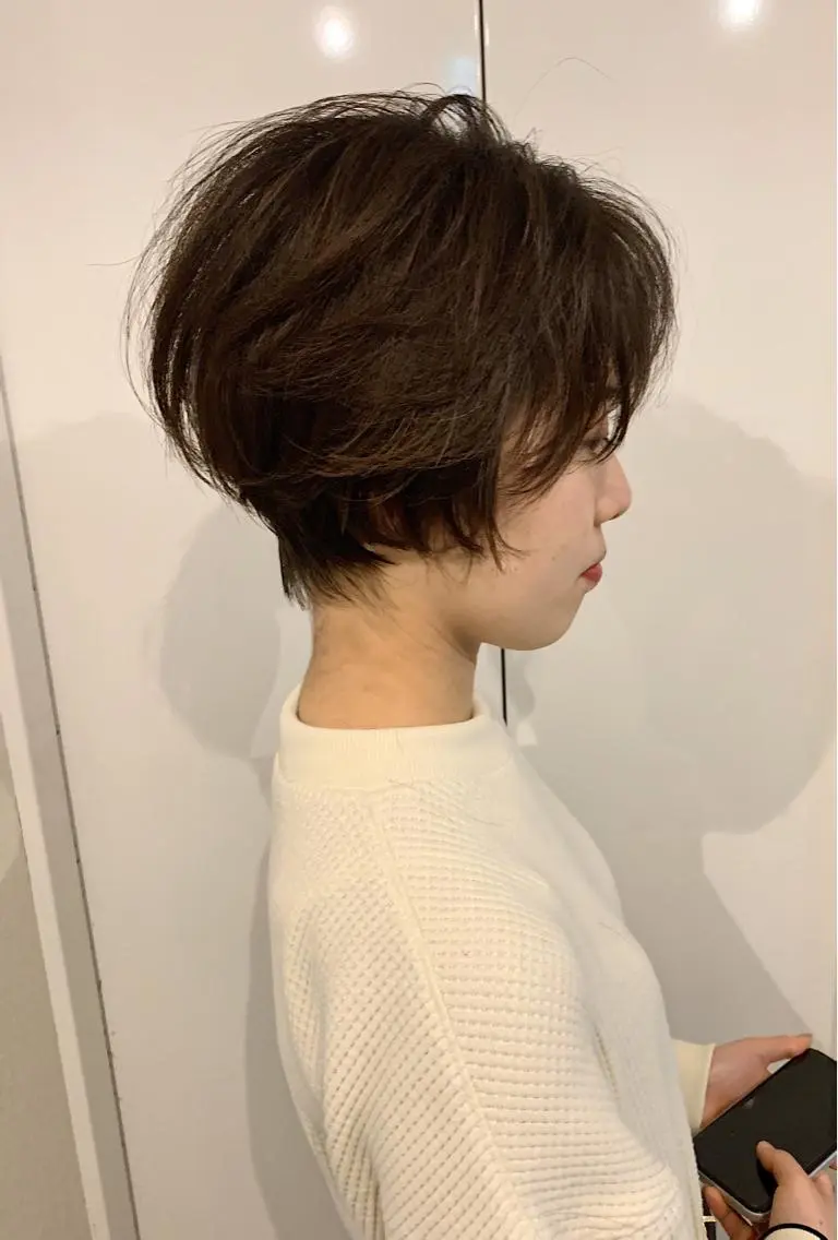 ショート カラー カラー特化サロン大阪 ルービック江坂/新城のヘアスタイル