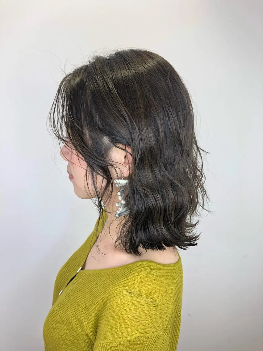 ミディアム カラー ヘアカラー トリートメント 関 京磨のヘアスタイル