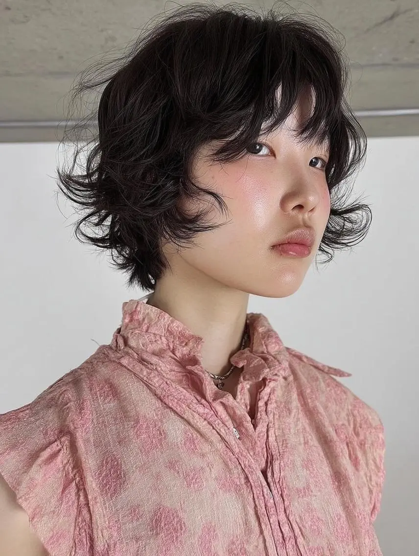ショート パーマ パーマ デジタルパーマ/ボブ 表参道/さえのヘアスタイル