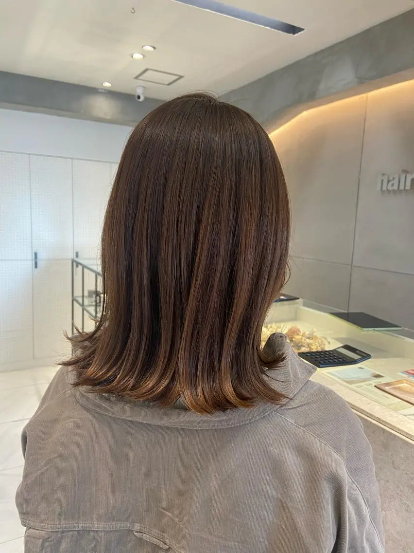 ミディアム カラー APOLLO♡ ＭＩＯのヘアスタイル