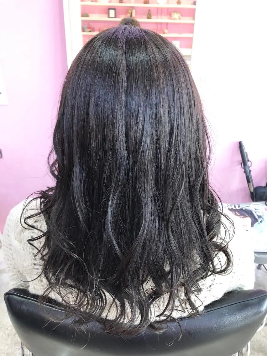 セミロング カラー 浦山 和之のヘアスタイル