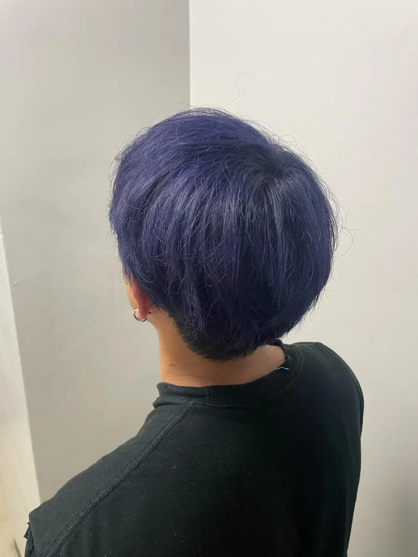 ショート ヘアカラー トリートメント ハイトーン 横浜💞ミオのヘアスタイル