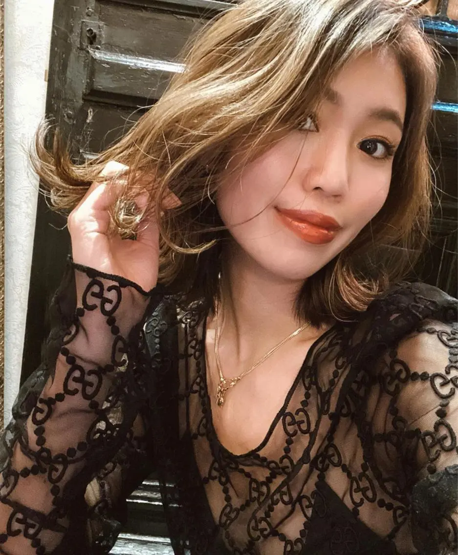 ミディアム ハイライト ヘアカラー ブリーチ＆カラーが 得意☀️望月宣雄☀️のヘアスタイル