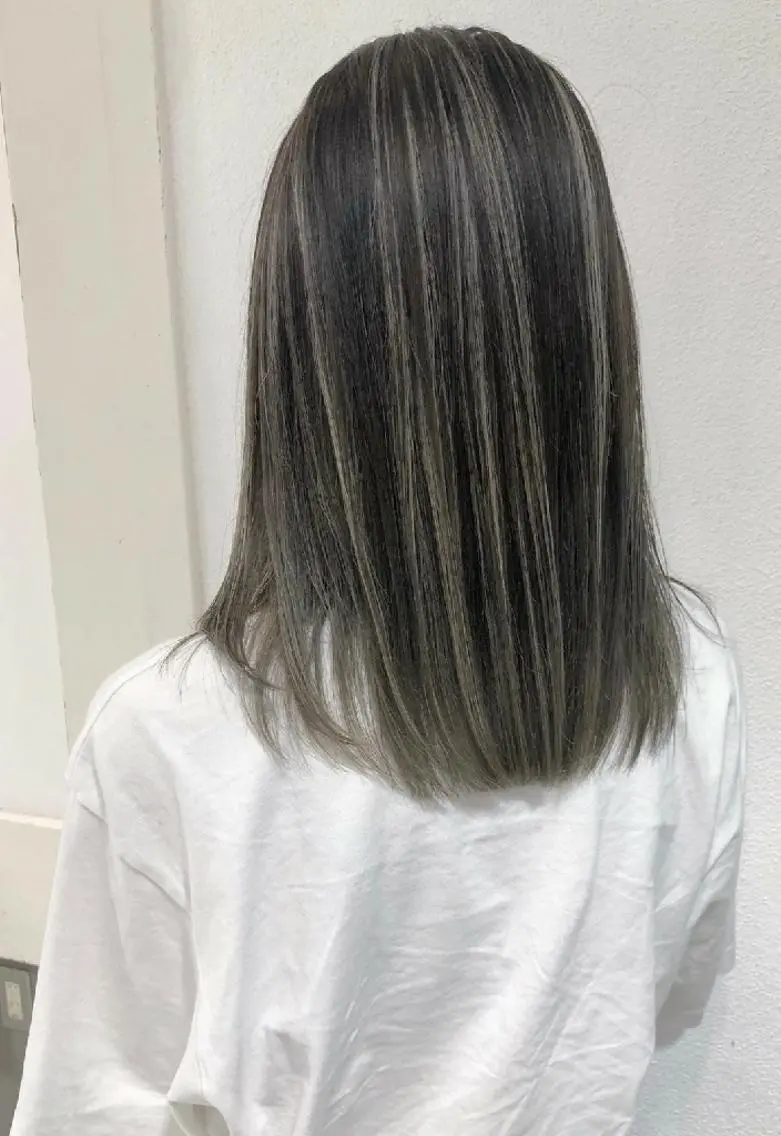 ミディアム カラー ヘアアレンジ ヘアカラー トリートメント GiseL 博多 ジゼル 博多のヘアスタイル