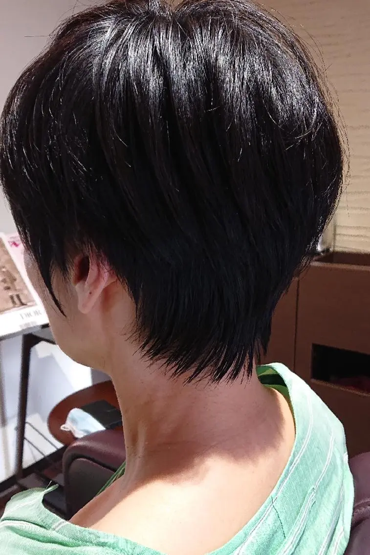 ショート 清水 旭美のヘアスタイル
