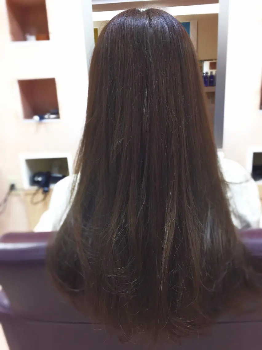 ショート ミディアム セミロング ロング カラー アッシュ 縮毛矯正×髪質改善 店長　DAITOのヘアスタイル