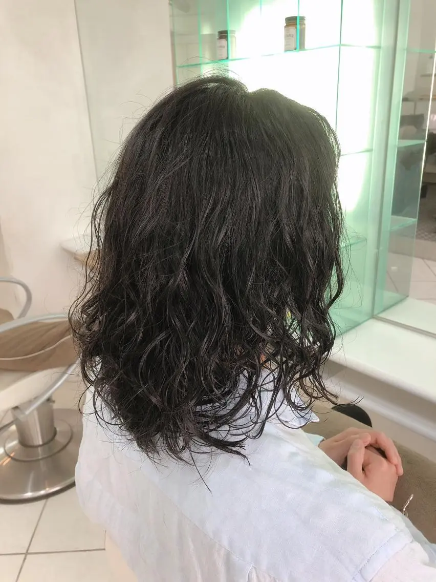 メンズ メンズパーマ 保住 亮太のヘアスタイル