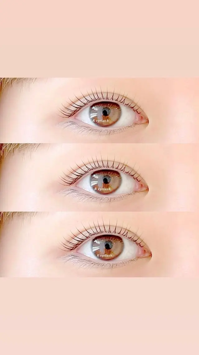 セミロング カラー パーマ ヘアアレンジ メンズ キッズ ネイル マツエク・マツパ アイブロウ マツパ 𝑹 eyelashのマツエク・マツパデザイン