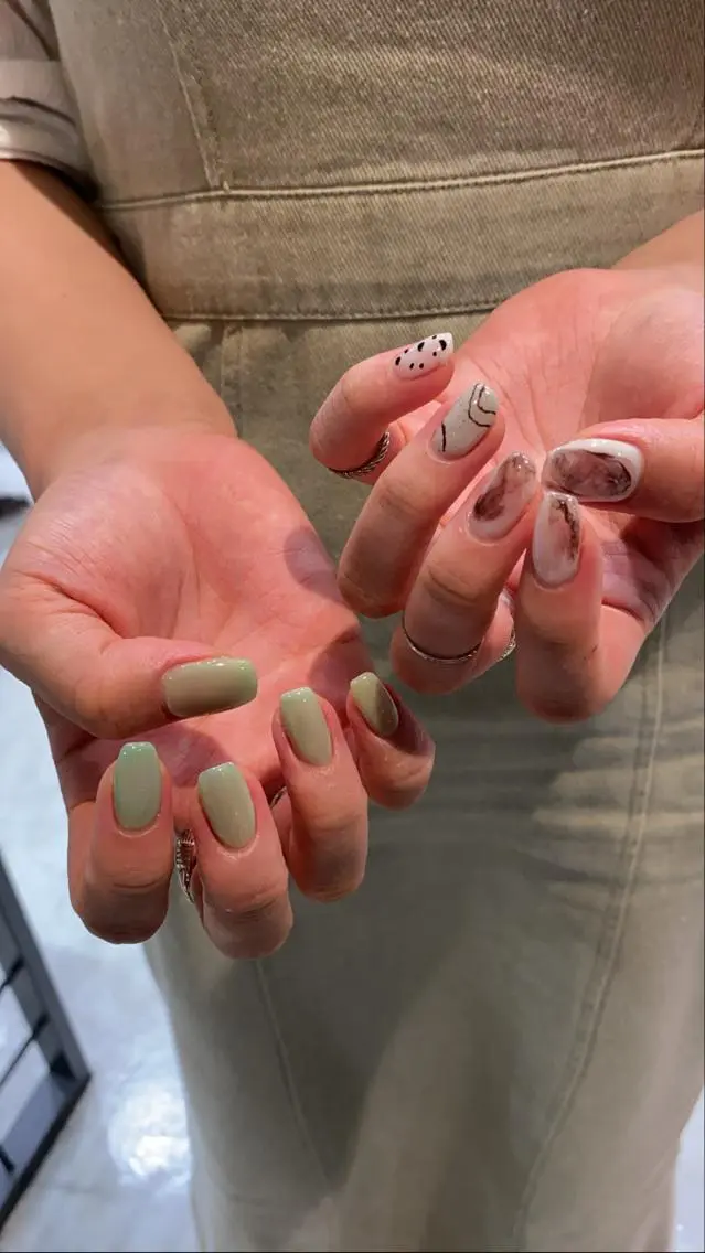 ネイル 平野葵🎀 hair/nailのネイルデザイン