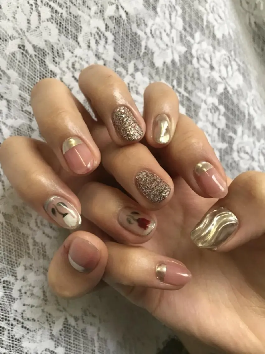 ネイル ニュアンスネイル ハンドネイル ハンドケア lylynail YUUKAのネイルデザイン