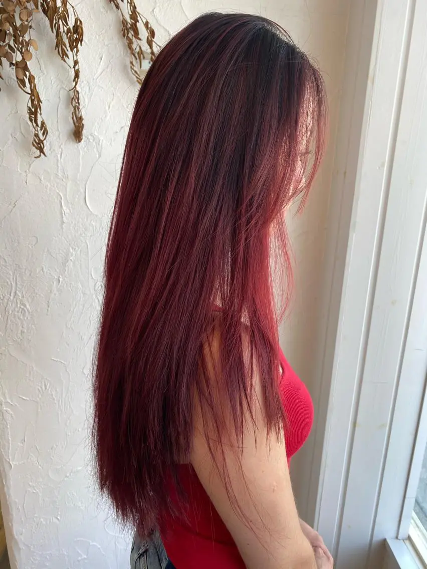 ロング カラー パーマ キッズ 豊橋美容院 ソンリエのヘアスタイル