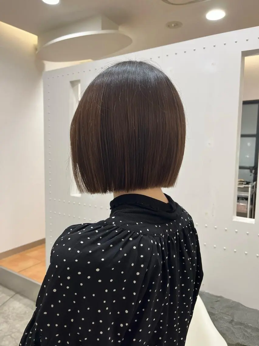 ショート カラー ショートボブ ボブ ショートヘア 韓国レイヤー×モテ髪 /MITSUKI🤍のヘアスタイル