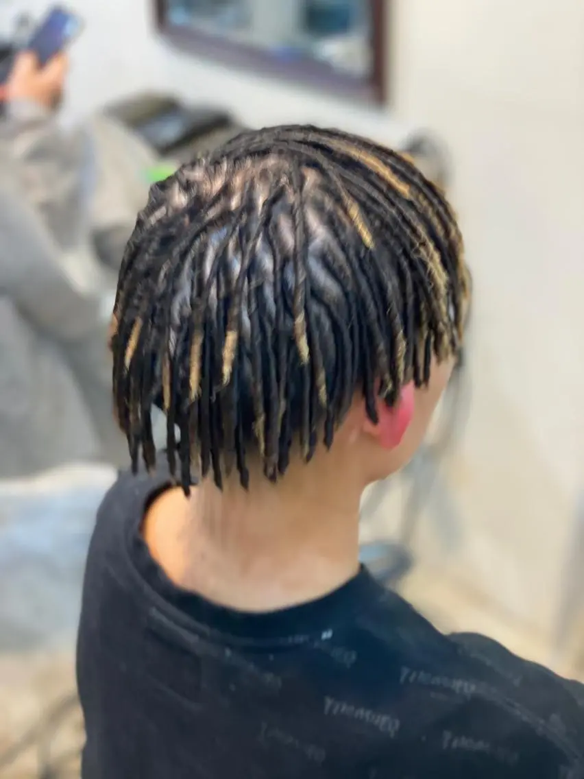 ショート パーマ 中元 淳のヘアスタイル